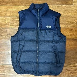 The North Face Navy Down Vest Size Medium